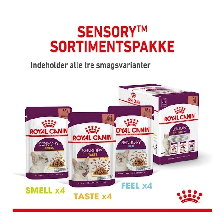 Royal Canin Kattevådmad Sensory Taste Sovs Adult